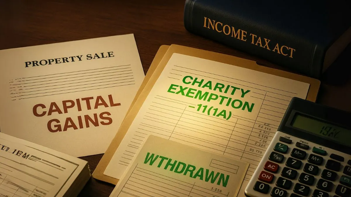 Section 11(1a) of Income Tax Act: Exemption for Charitable and ...