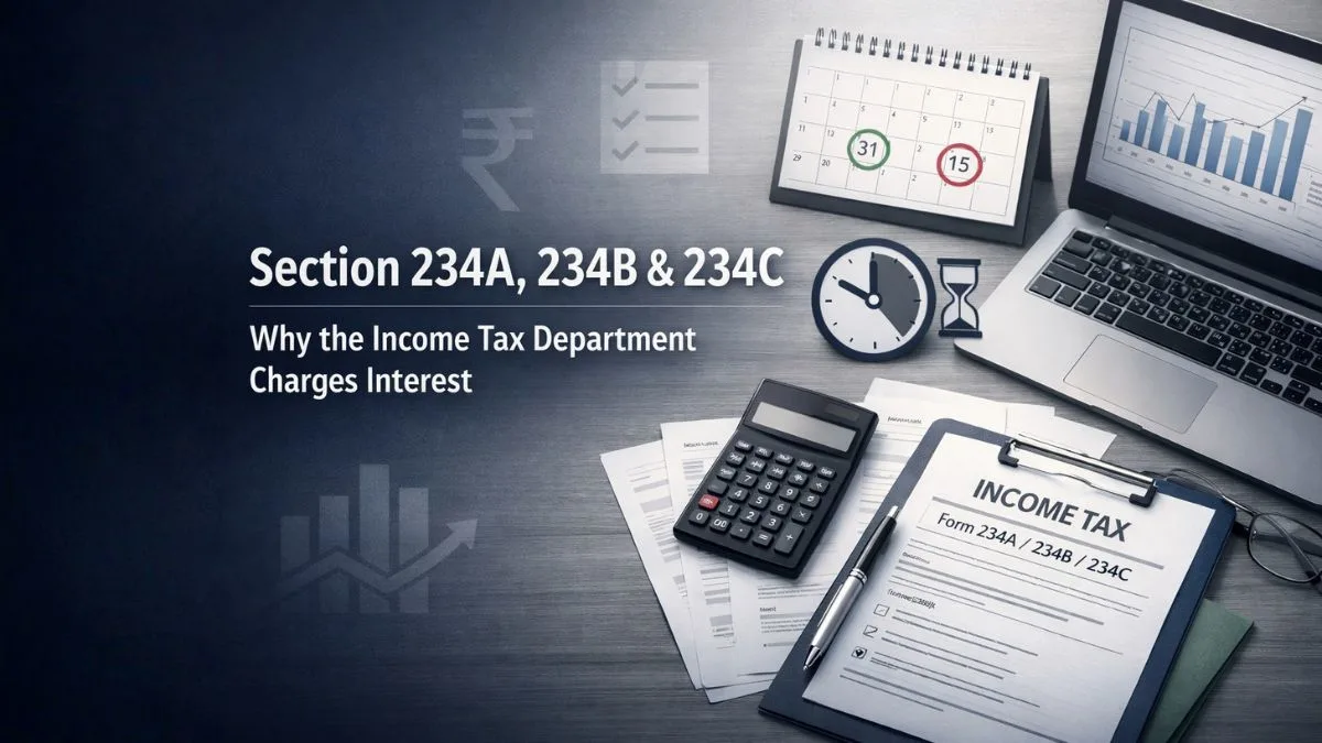 Section 234A, 234B, 234C: Interest Explained with Examples