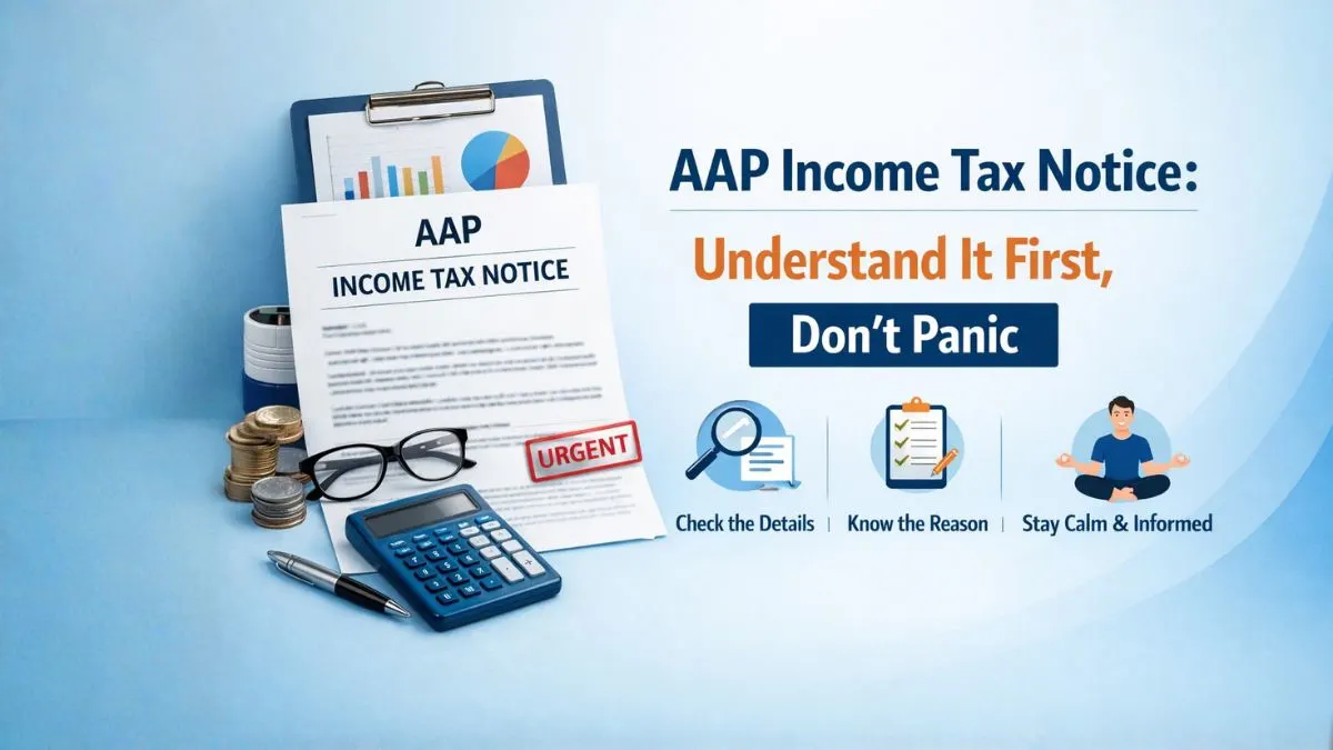 AAP Income Tax Notice: Understand It First, Don’t Panic